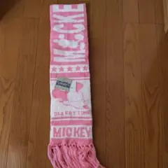 新品✴️ディズニー★ミッキー★SLEEPY TIME★ピンク★マフラー 防寒