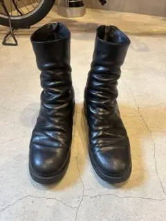 GUIDI 988 Back Zip Boots バックジップブーツ41ブラック