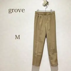 grove グローブ　パンツ ズボン　ベージュ　レーヨン混紡　カジュアル　Mのサムネイル