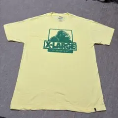 XLARGE エクストララージ ゴリラロゴ Tシャツ メンズL 半袖 イエロー