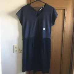 再値下げ！新品未使用タグ付き♡コンビネーションvネックワンピース♡