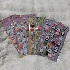 【即日発送】アクセル おしりシール 肉球シール 6枚セット