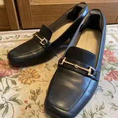 跳べるパンプス ふかふか ビット ヒール ローファー