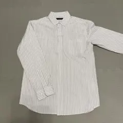 TÊTE HOMME ストライプ 長袖シャツ Mサイズ