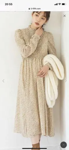 フィフス　花柄ワンピース