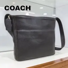 希少 オールドコーチ ショルダーバッグ レザー ブラウン 4924 極美品