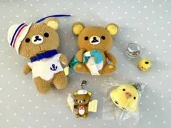 リラックマ ぬいぐるみ フィギュア まとめ売り6点 初期 北海道 チョコアイスのサムネイル