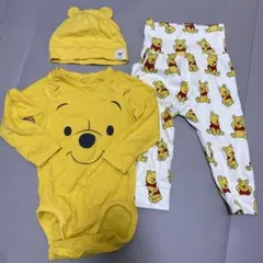 くまのプーさん 長袖ボディスーツ