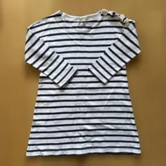 プチバトー　ストライプワンピース　100㎝