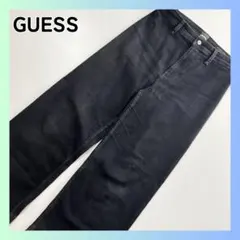ゲス　GUESS リラックスハイウエスト ジーンズ　デニム　ブラック　 Sサイズ