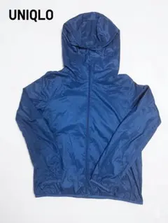 UNIQLO 青 ブルー ウィンドブレーカー