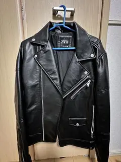 ZARA ブラック ライダースジャケット M