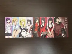 賭ケグルイ 書き下ろし ショートストーリーカード 6点セット SS小説 しおり