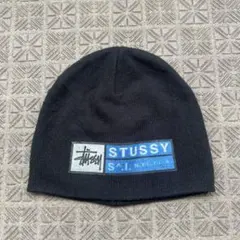 90s old stussy boxロゴ プリント ビーニー usa製　レア