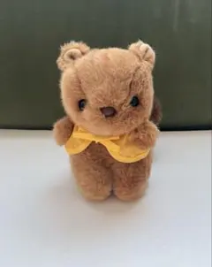 昭和レトロ ヴィンテージ ファースト社 どんぐりCLUB リス ぬいぐるみ