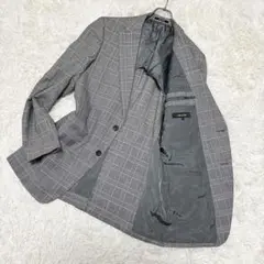 コムサメン　COMME CA MEN テーラードジャケット　チェック　XLサイズ
