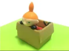 ムーミン　リトルミイ フィギュア付きアイスクリーム爽専用オリジナルフタ