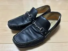 REGAL CLUB 黒 ローファー チェーン装飾 26.0cn