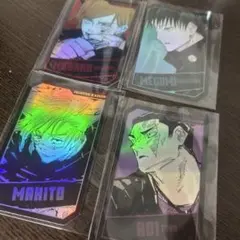 ジャンプフェスタ ホロカード 呪術廻戦 伏黒恵 釘崎野薔薇 真人 東堂葵