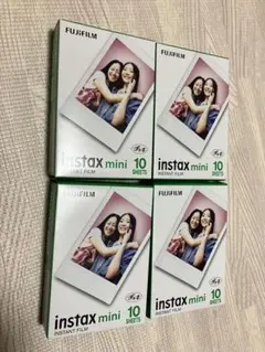 FUJIFILM チェキフィルム instax mini 富士フイルム10枚×4