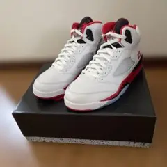 エアジョーダン 5 Fire Red "Black Tongue"