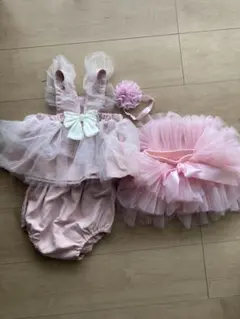 ピンク チュールドレス セット