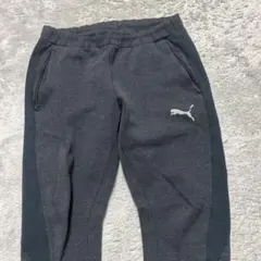 PUMA ダークグレー ジョガーパンツ Lサイズ