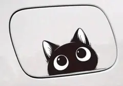 黒猫ステッカー　フェイス ステッカー 猫ちゃんステッカー　1枚　車　雑貨