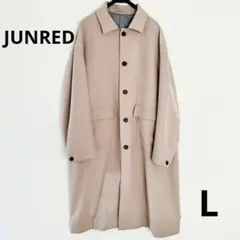 ベージュ ステンカラーコート オーバーサイズ JUN RED