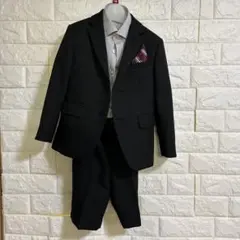 CHOPIN キッズ 男の子 フォーマル スーツ 黒 110cm