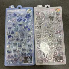 ボンボンドロップシール　クーリア　しろくろボンボン　よるねこ