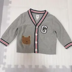 GAP ベビー カーディガン 12-18ヶ月 グレー