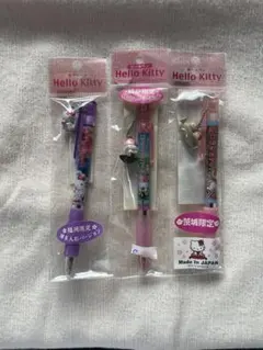 ご当地ハローキティ ボールペン 3本セット 限定デザイン