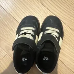 H&M キッズ スニーカー ブラック ホワイト　15.0のサムネイル