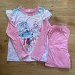 光るプリキュア　パジャマ　120 フリル