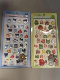 たまごっち 3D STICKERS ぷっくりシール 2枚セット