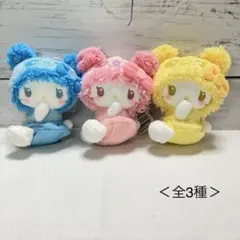 ハローキティ☘️パンダハローキティ　もこもこベイビーマスコット　コンプセット