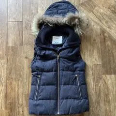 ⭐︎PLST プラステ　ダウンベスト　ネイビー　サイズ2⭐︎