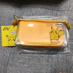 【新品】ポケモンセンター25th ピカチュウ ペンケース  クリアポーチ