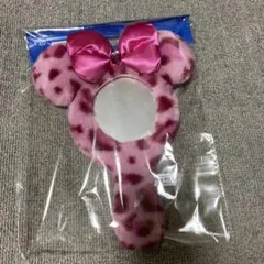 【1-2日発送】ミニー　ヒョウ柄　ミラー　ピンク　レオパード　新品未開封