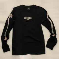 HUF x PLEASURES ブラック 長袖カットソーのサムネイル