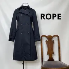 N0004【ダークネイビー36サイズ】ROPE ロングコート