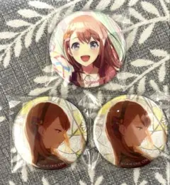 プロセカ　グリッター缶バッジ　41A　42A　花里みのり