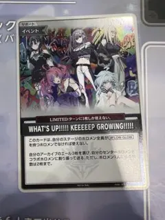 What's up!! keeeeep Growing!!!!! プロモ ホロカ - メルカリ