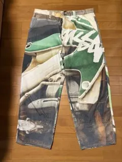 STUSSY WORK PANT CANVAS BAJA PRINT - メルカリ