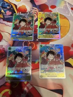 モンキー・D・ルフィ SR OP07-109 4枚セット 500年後の未来