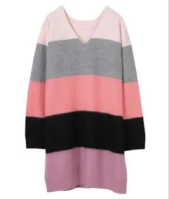 31 sons de mode ボーダーニットワンピース