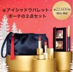 ESTEE LAUDERクリスマスコフレ限定 アイシャドウパレット・ポーチセット