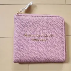 Maison de FLEUR Petit Robe ピンク コインケース