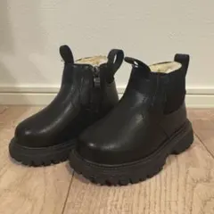 【美品】ベビー子供用ブーツ 黒 12.5cm 13cm